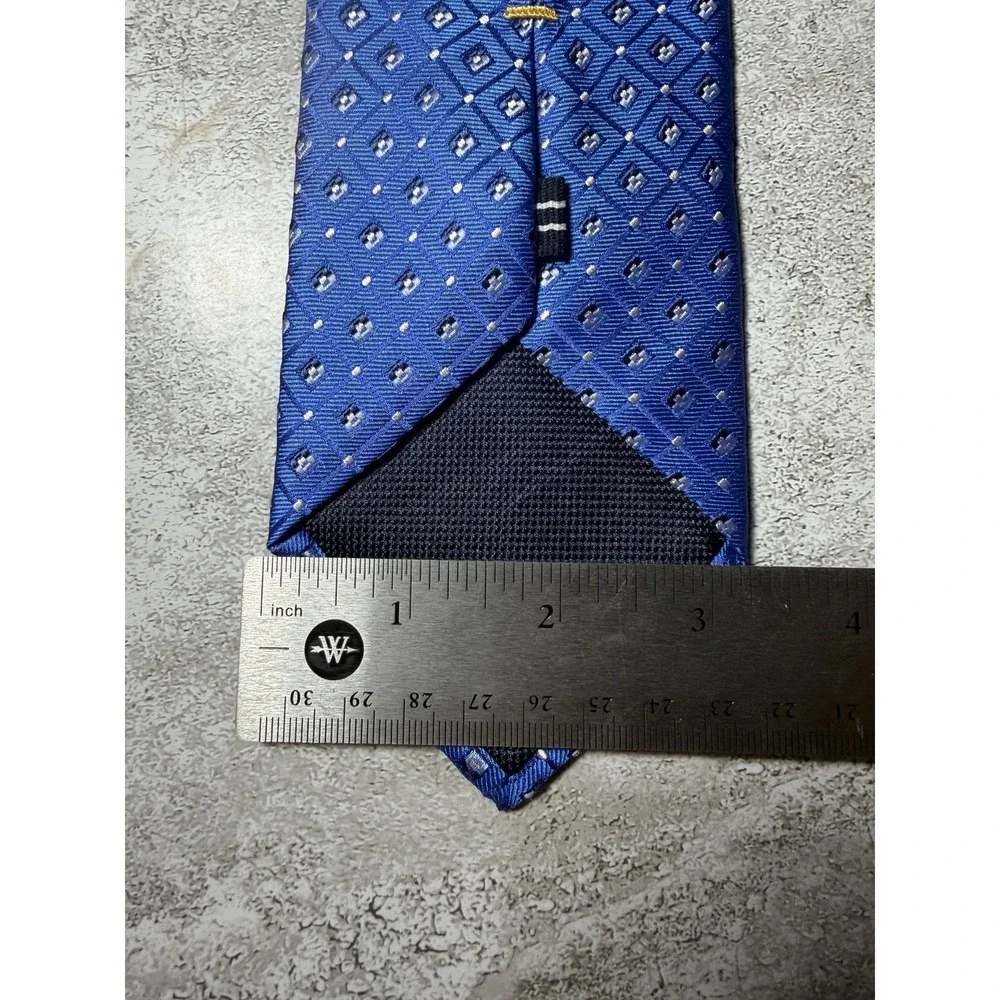 Nautica Tie Mens OS Multicolor 100% Silk Geometric Pointed Necktie Lot of 2 Set
